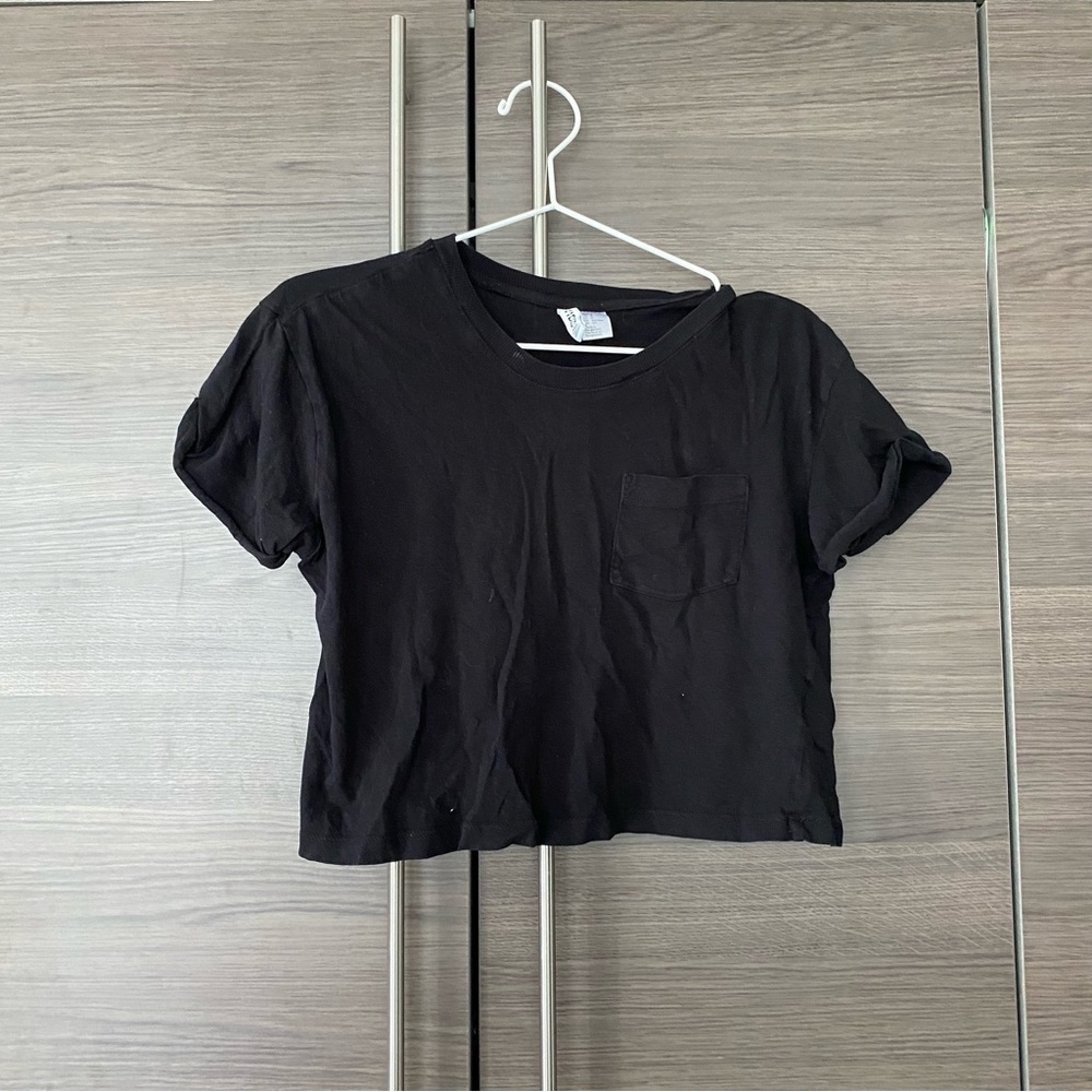 H&M Black Crop Top